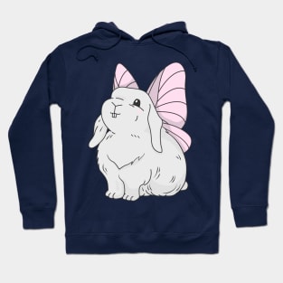 Fairy Bunny Rabbit - COLORED Cute Illustration Hoodie